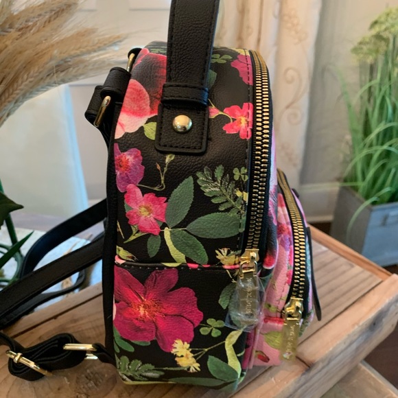 BETSEY JOHNSON DK FLORAL PUPPY MINI BACKPACK main image 4